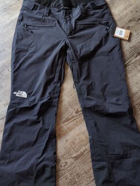 The North Face Black Softshell Hiking Pants Women's XL/Long